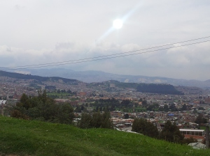 Vista de un cerro oriental de Bogotá. ( Miguel Alvarez)
